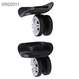 Virgo311 1 Pair A65 Luggage Replacement Wheels Mute Swivel Suitcase Caster Repair Parts