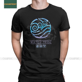 เสื้อยืดผ้าฝ้ายเสื้อยืดลําลองสําหรับผู้ชายผ้าฝ้ายแขนสั้นคอกลมลาย Water Tribe Avatar The Last Airbender สไตล์เกาหลี 2022#