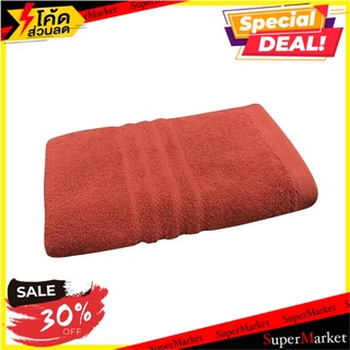 ผ้าขนหนู HOME LIVING STYLE WEIR 15X32 นิ้ว สีแดง ผ้าเช็ดผม TOWEL HOME LIVING STYLE WEIR 15X32" RED ผ้าเช็ดตัวและชุดคลุม