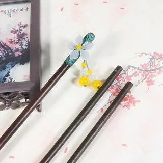 HANDMADE ปิ่นปักผมสไตล์จีนขนาด 18 / 15 ซม .