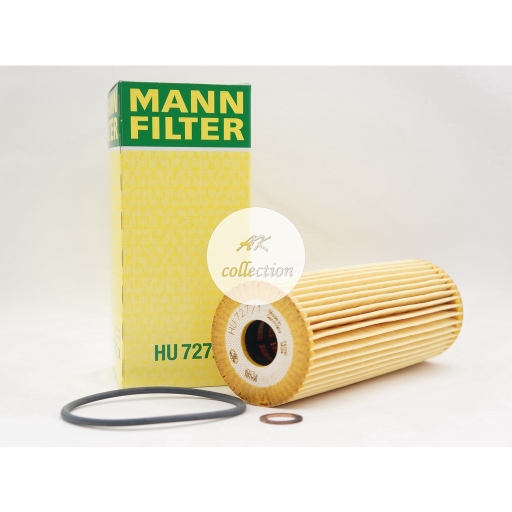 benz กรองน้ำมันเครื่อง ไส้กรองน้ำมันเครื่อง MANN FILTER HU727/1x เครื่อง M111 M104  รุ่น W124 W202 W210 W140  OX133D ราคา ถูกที่สุด ดีลบีเคเค แกลเลอรีภาพที่ 2