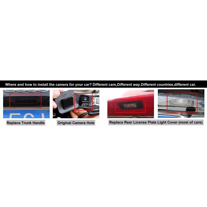 เว็บแคม:Car Rear View Back U Camera For Toyota Highlander 2000 2001 ...