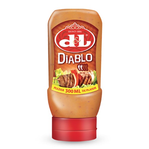 ดี แอนด์ แอล ดิอาโบลว์(ซอสสำหรับย่างและทอด) 300 มิลลิลิตร - Devos & Lemmens Diablo Sauce 300ml