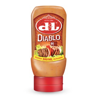 ดี แอนด์ แอล ดิอาโบลว์(ซอสสำหรับย่างและทอด) 300 มิลลิลิตร - Devos &amp; Lemmens Diablo Sauce 300ml