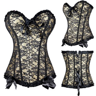 MISSMOLY ชุด Corset แบบผูกเชือก แฟชั่นเซ็กซี่สตรี