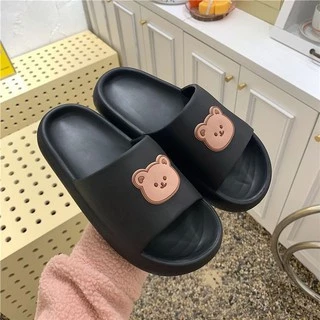 LGShoes 🐳รองเท้าแบบสวมสีสันสดใส พร้อมหน้าน้องหมีสุดน่ารัก พื้นนุ่มใส่สบาย ในราคาสบายกระเป๋า