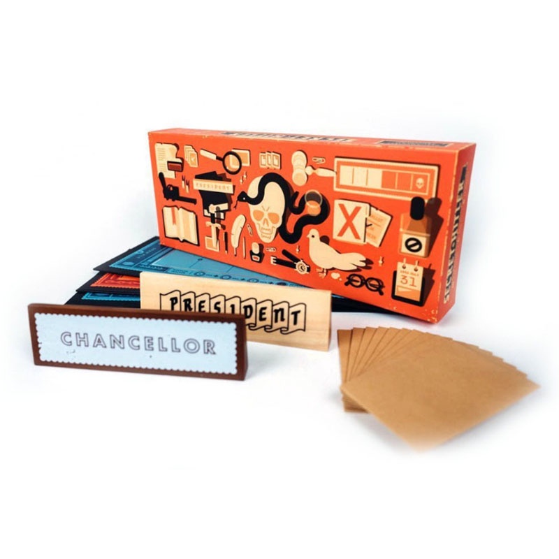 การ์ดเกมเกมกระดาน Secret Hitler สําหรับห้าถึงสิบผู้เล่นเวอร์ชันภาษาอังกฤษ