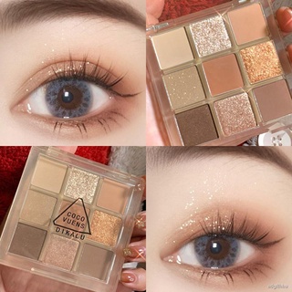 ❀▧DIKALU COCO VENUS (DKL181) พาเลทอายแชโดว์ 9 สี เนื้อดินน้ำมัน เนื้อใยไหม แมท ประกายชิมเมอร์ สีสวยมาก Eye shadow 9 colo