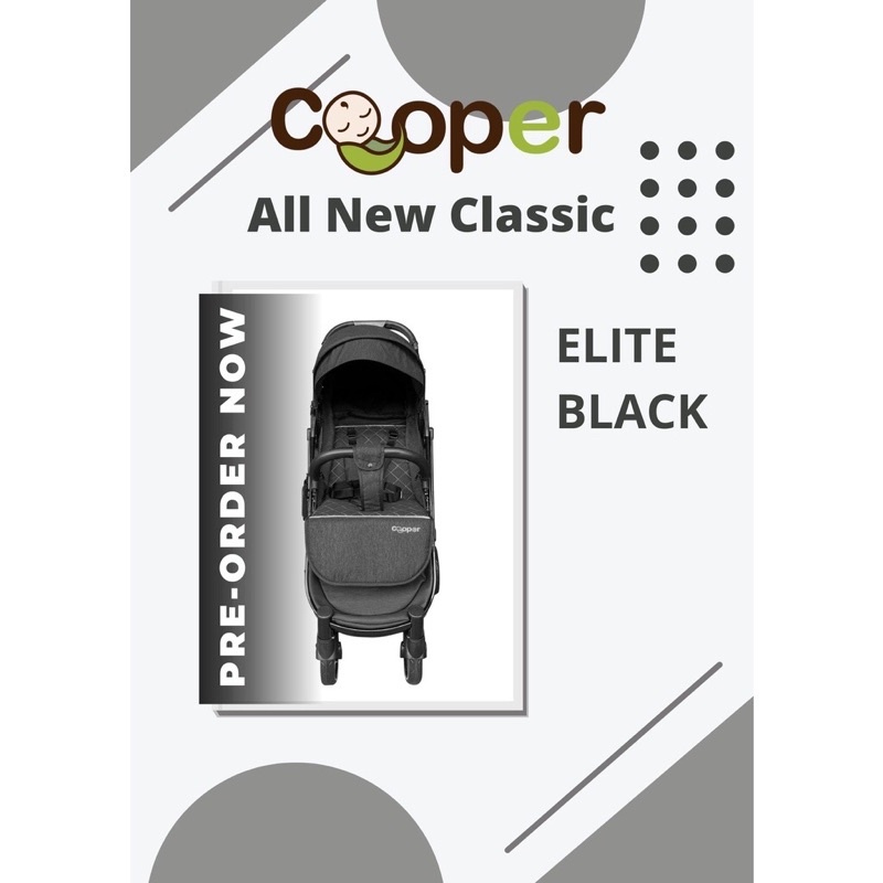 รถเข็นเด็ก Cooper รุ่น Classic สินค้ามือสอง (สีดำ)