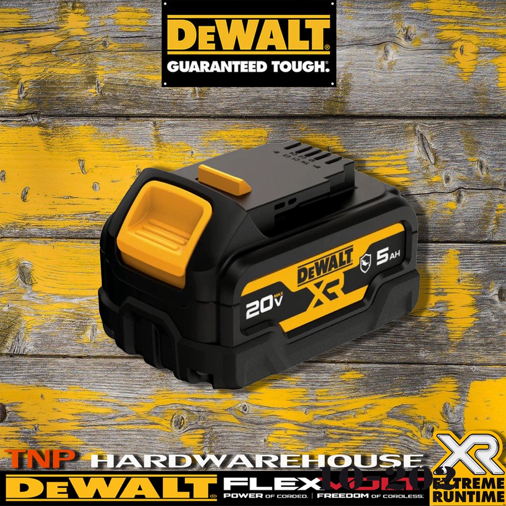 DeWALT dcb184g แบตเตอรี่ 5.0AH เคสยาง | Shopee Thailand