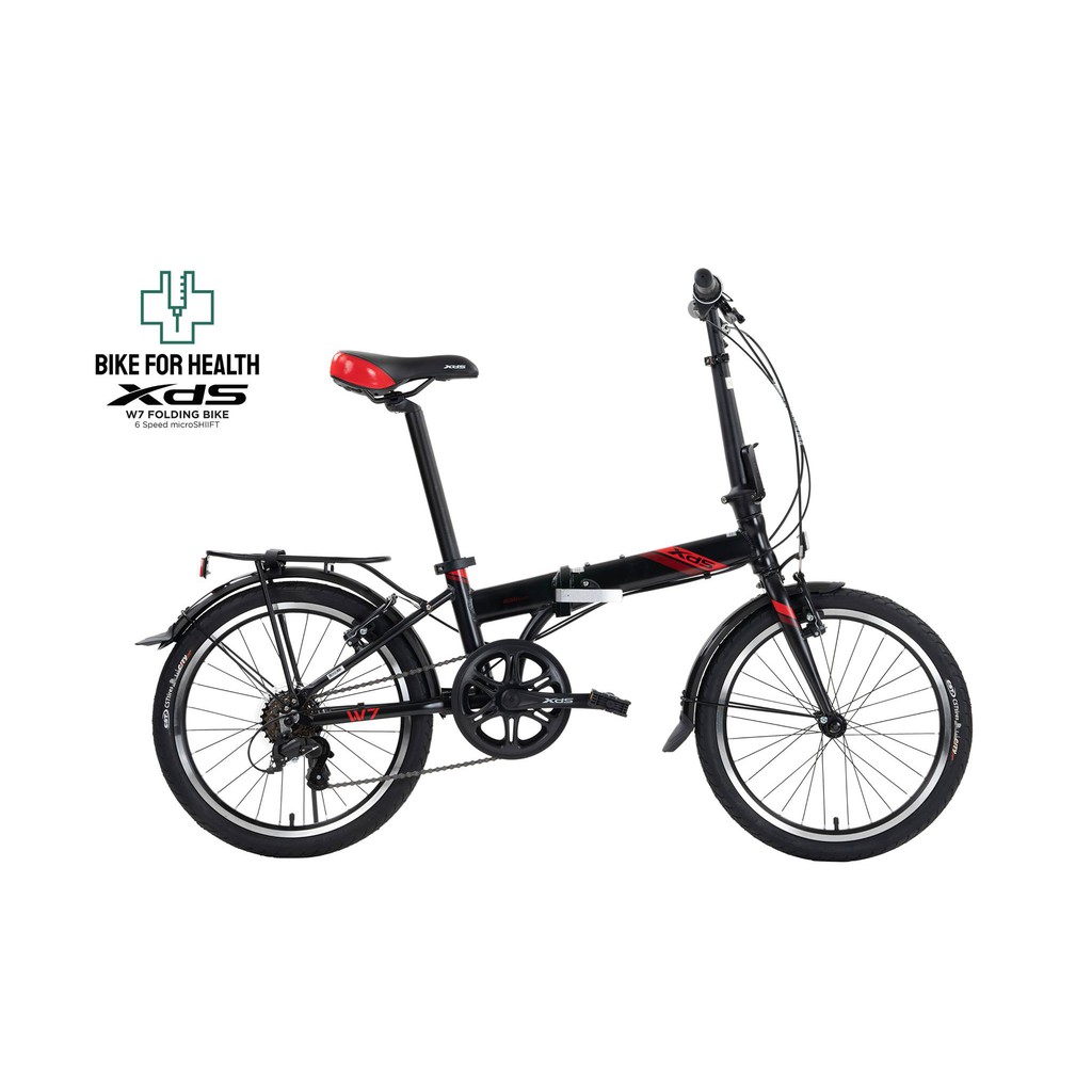 XDS  Floding Bike รุ่น W7 จักรยานรถพับ ล้อ 20 นิ้ว 6sp (แถมของแถม 4 รายการ)