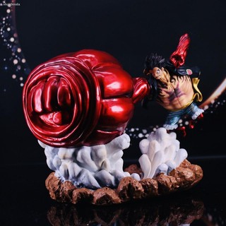 ♘┅☽ข้อเสนอพิเศษ One Piece GK Big Hand Fourth Gear Nightmare Luffy Hand-made Great Ape King Gun Repaint Hand-made รุ่นตกแ