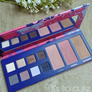 ของแท้💯% พาเลท อายแชโดว์ ปัดแก้ม บลัชออน ไฮไลท์ บรอนเซอร์  Tarte Empower Flowers Palette เครื่องสำอางแบรนด์แท้ พร้อมส่ง