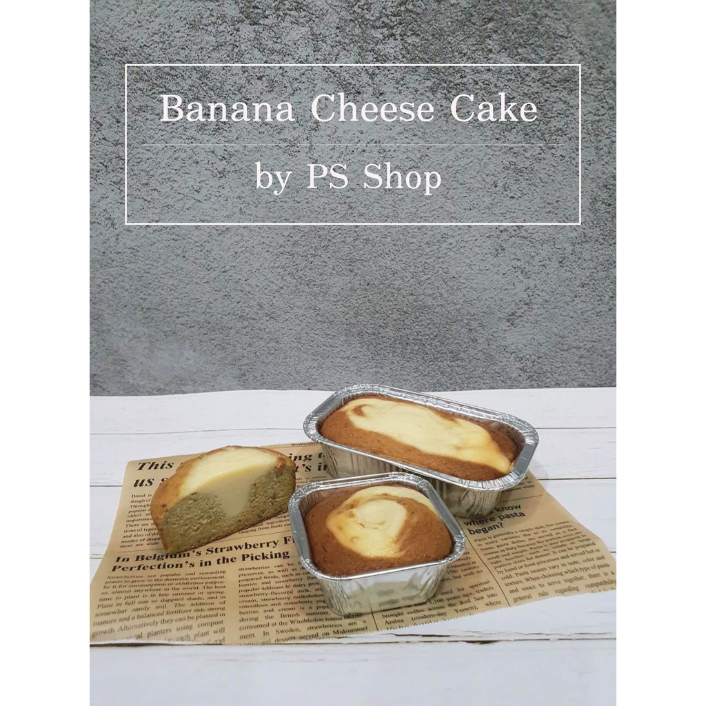 Banana Cheese Cake เค้กกล้วยหอมครีมชีสสูตรเนย