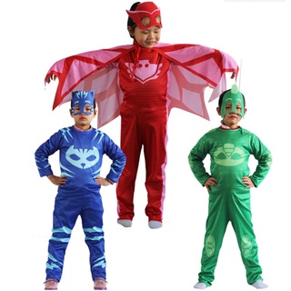 &lt; Available &gt; หน้ากาก Pj Masks ของเล่นคอสเพลย์สําหรับเด็ก 1 ชิ้น / ชุด