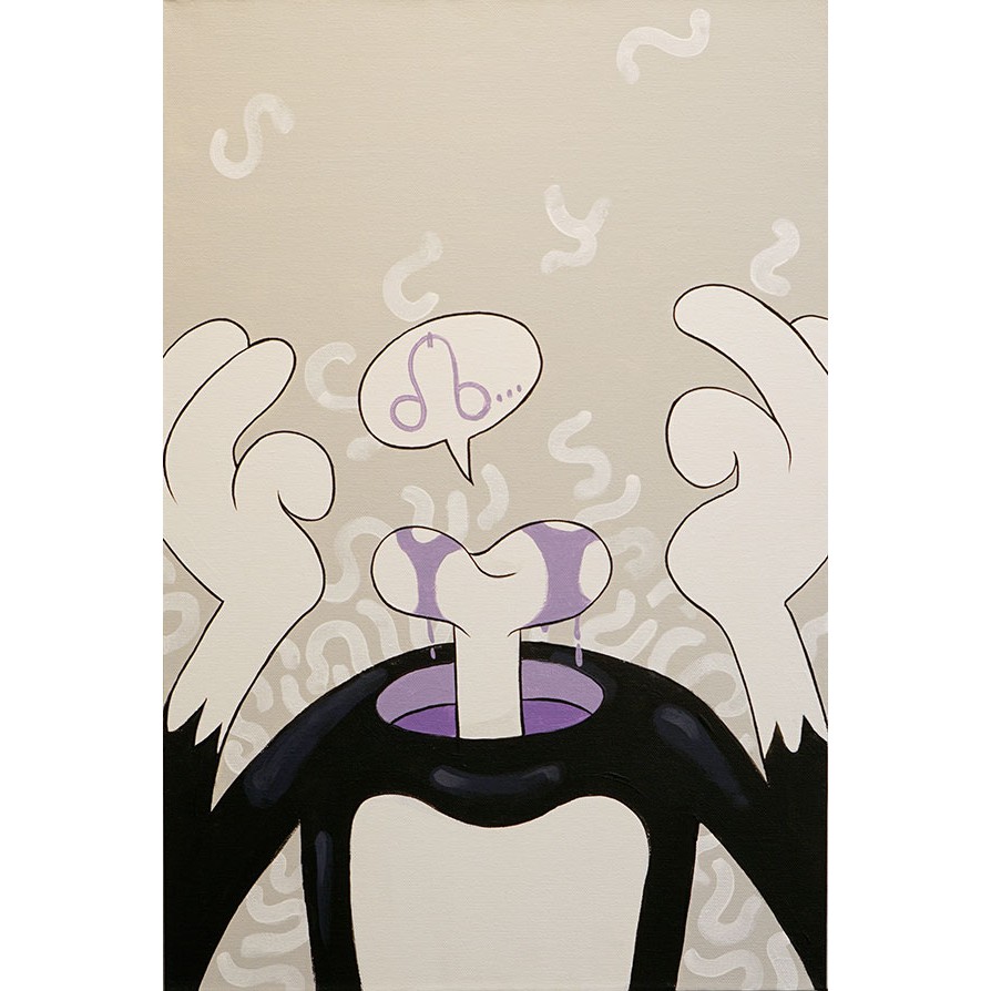 ANATOMY 1 (TOY + Acrylic on Canvas, 40 x 60 cm)