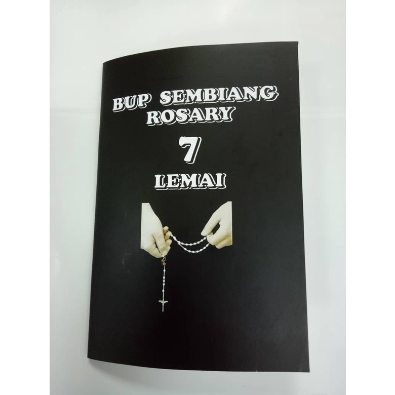 หนังสือสวดมนต์สําหรับจิตวิญญาณใน Iban - Bup Sembiang Rosari 7 Lemai