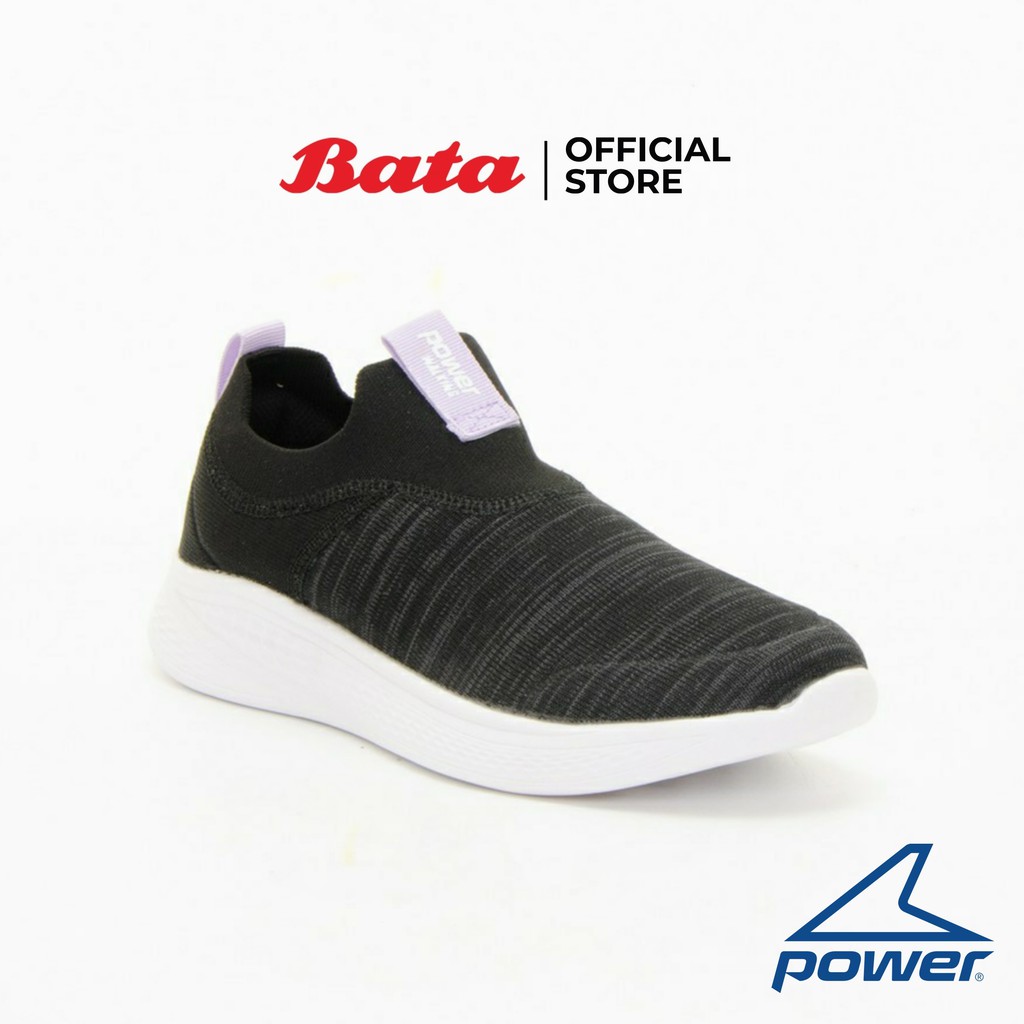 Bata Power Women's Sneakers รองเท้าผ้าใบสนีคเคอร์สำหรับเดินของผู้หญิง รุ่น Breeze Torus สีดำ 5186943