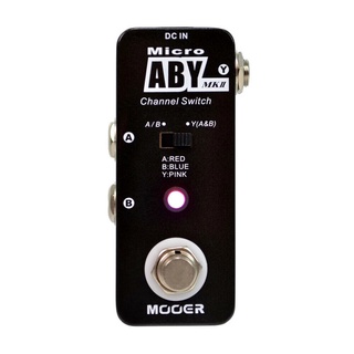 Mooer MAB2 ABY MKII แป้นเหยียบเอฟเฟคกีตาร์ แบบโลหะ อุปกรณ์เสริมเครื่องดนตรี