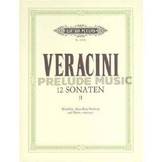 (Violin and Flute) Veracini: 12 Sonatas (1716), Volume 2 (EP4965b)