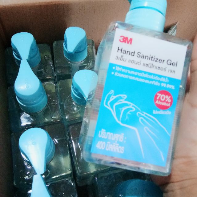 พร้อมส่ง! 3M แอลกอฮอล์เจล💧ขนาด 400 มล. 
3M Hand sanitizer gel 400 ml.