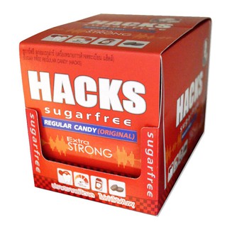 HackSugarfree รส Regular (original) แบบแพ็ค 12กล่อง (20.5กรัม/กล่อง)