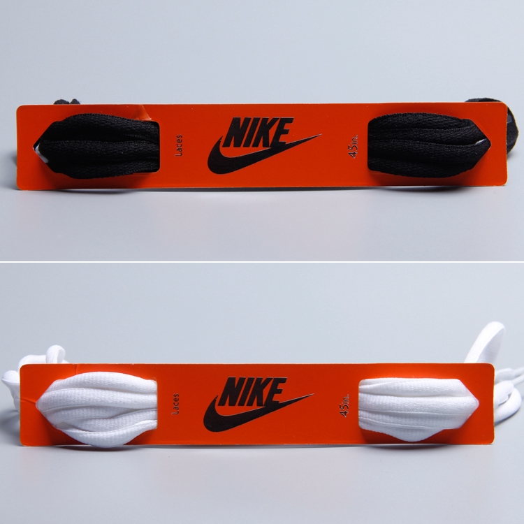 Nike / Nike SB Dunk เชือกผูกรองเท้าแบบกึ่งวงกลมกึ่งต่ำ SB รองเท้าสเก็ตบอร์ดทรงต่ำลูกไม้กลมแบน 1.3 เมตร