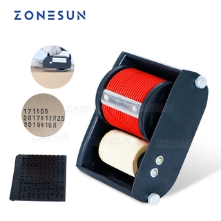 Zonesun ตัวเข้ารหัสตัวเลขโรลลิ่ง แบบพกพา สําหรับเครื่องปริ้นท์การ์ตูน