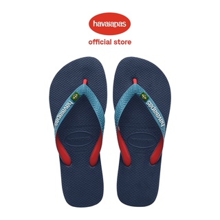 รองเท้าแตะ Havaianas Brasil Mix สีฟ้าคราม สําหรับผู้ชาย และผู้หญิง