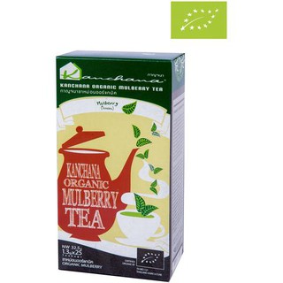 Kanchana Organic Mulberry Original 25 Teabags กาญจนา ชาหม่อนออร์แกนิค 25 ซอง (32.5g)