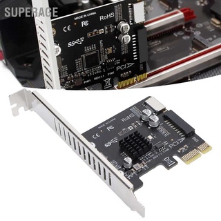 Superage อะแดปเตอร์การ์ด Pcie เป็น Usb 3.1 สําหรับคอมพิวเตอร์ตั้งโต๊ะ