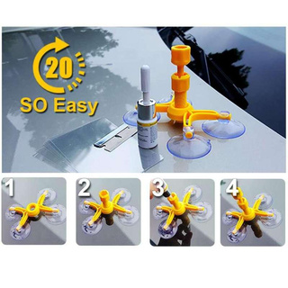 Eco DIY ชุดซ่อมกระจกรถ กระจกแตก กระจกร้าว ด้วยตัวเอง Windshield Repair Kit