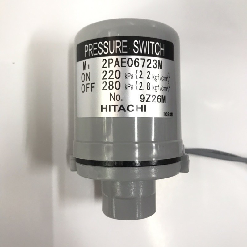 pressure switch Hitachi เพรสเชอร์สวิทช์ แรงดันปั๊มน้ำ แท้ 100 Shopee