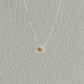 ลูกปัด สร้อยคอผีเสื้อ A.piece สร้อยเงินแท้ [all silver 925] Daisy Necklace สร้อยเดซี่ (118)