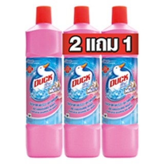 น้ำยาทำความสะอาดห้องน้ำ เป็ด 900 มล. 2 แถม 1  LIQUID CLEANING BATH ROOM DUCK 900ML 2F1