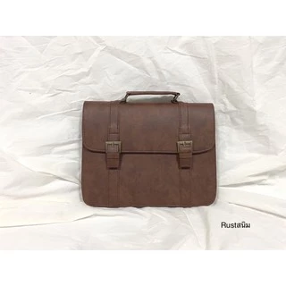 HEAPER BUSINESS กระเป๋าหนัง PU ใส่เอกสาร สะพายข้าง Messenger bag
