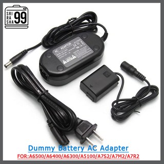 สินค้าพร้อมส่ง Dummy Battery AC Adapter AC-PW20+ FW50