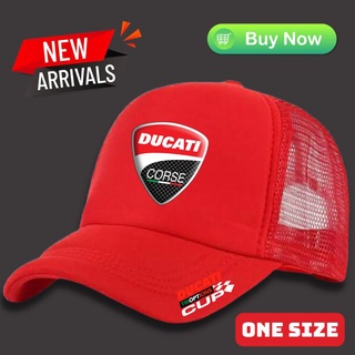 หมวกบักเก็ต ผ้าตาข่าย ลาย Ducati CORSE สําหรับผู้ใหญ่
