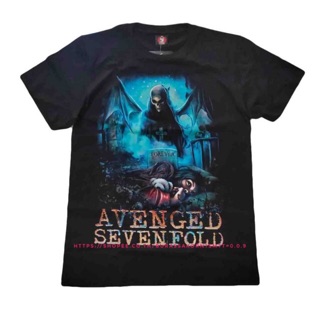 เสื้อยืดโอเวอร์ไซส์เสื้อวง Avenged Sevenfold T-Shirt RockS-3XL