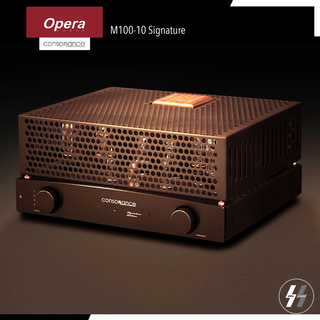 แอมป์หหลอด | Opera/consonance - M100-10 Signature | Vacuum Tube 6CA7EH x 4 | 35 Watt (RMS) (โปรดเช็ค