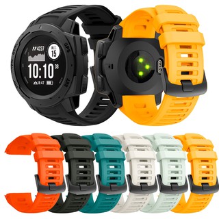 สายนาฬิกาข้อมือ ชนิดซิลิโคน สไตล์กีฬา สำหรับ garmin instinct