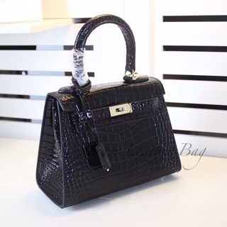 กระเป๋าหนังแท้ รุ่น Birkin สี Black GHW [งานสั่งตัดของเพิ่งลงใหม่]