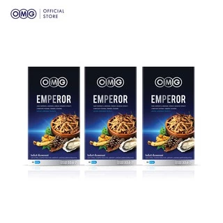 OMG Emperor ( 30 แคปซูล 3 กล่อง ) อาหารเสริมสูตรจักรพรรดิ สมุนไพรเกรดสูง กรดอะมิโน วิตามิน แร่ธาตุ รวม 29 ชนิด