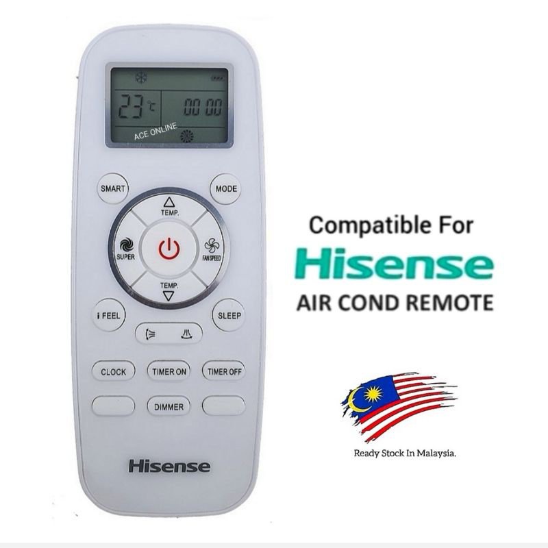 Hisense เครื่องปรับอากาศรีโมทคอนโทรล DG11L1-02 สําหรับ DG11L1-01 DG11L1-03 DG11L1-04 an20dbg