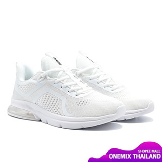 Baoji 442 Air Max Light Soft Mesh - White รองเท้าผ้าใบ บาโอจิ แท้ ผู้ชาย