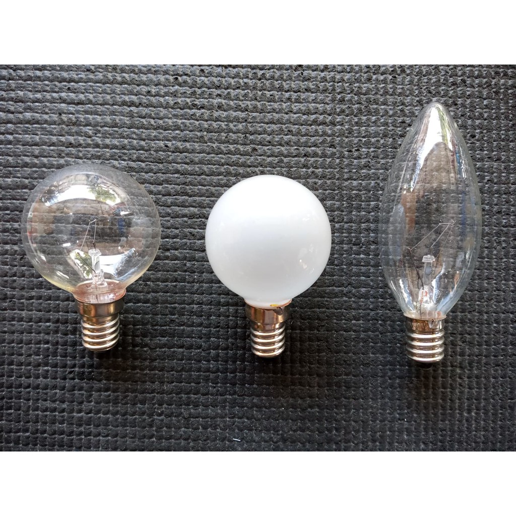 หลอดไฟปิงปอง หลอดจำปา ขั้ว E14 25 วัตต์ 40 วัตต์