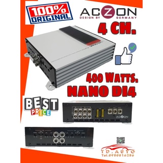 พาว์เวอร์แอมป์ สัญชาติเยอรมัน ขนาดกระทัดรัด ACZON NANO Di4 Poweramp 4 CH