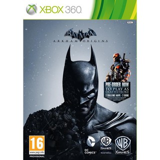 (2แผ่น)Batman Arkham Origins xbox360 แผ่นเกมส์Xbox360 Batman xbox360 แผ่นไรท์ เล่นได้กับเครื่องที่แปลงระบบแล้ว