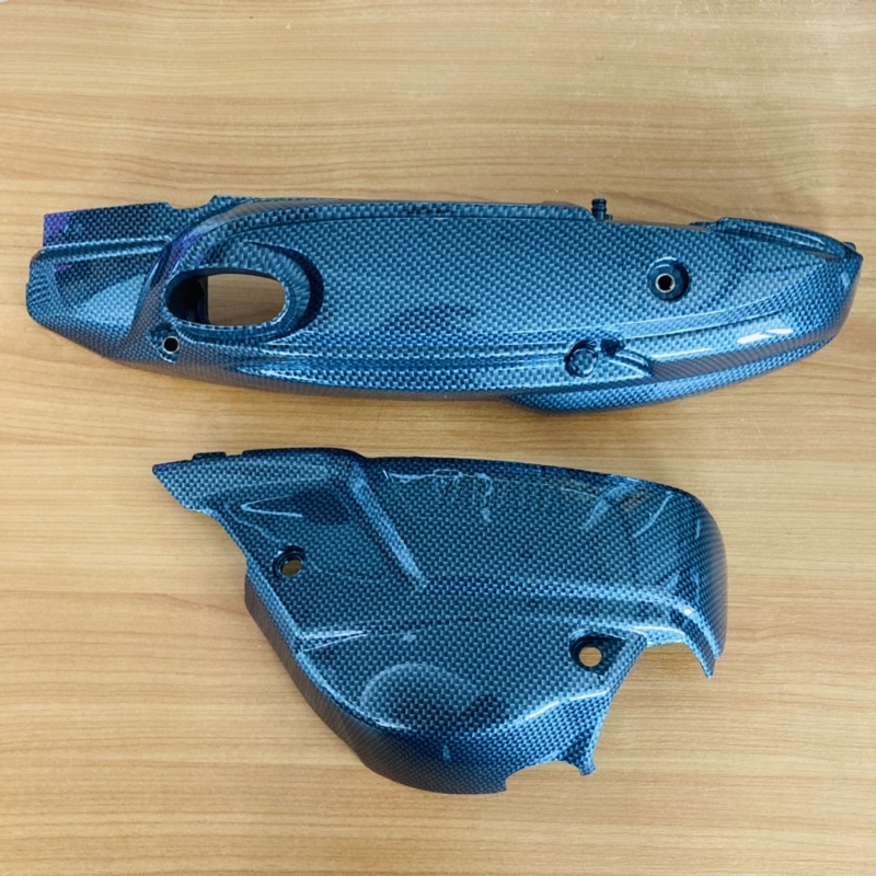 ครอบแคร้ง FINO,MIO NEW เคฟล่าดำ 5D