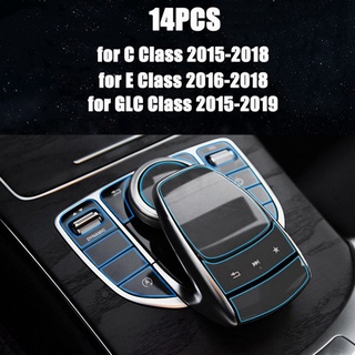 ฟิล์ม TPU ป้องกันรอยหน้าจอเมาส์ สําหรับ Mercedes Benz C E GLC W213 W205 X253 2015-2019 dinghingxi1 14 ชิ้น